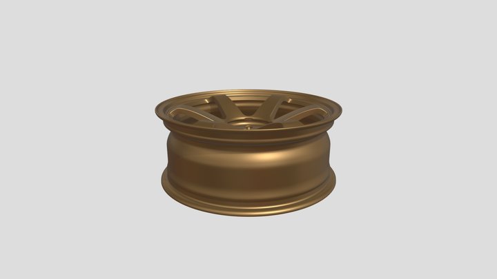 TE37 19inch 3D Model