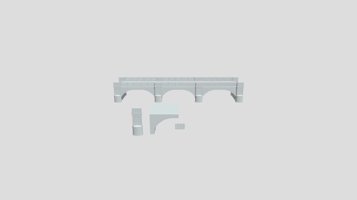 Section 8 Modular Bridge 3D Model