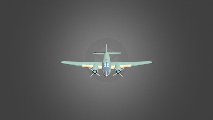 Mitsubishi G4M 3D Model