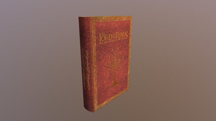LOTR Book 3D Model