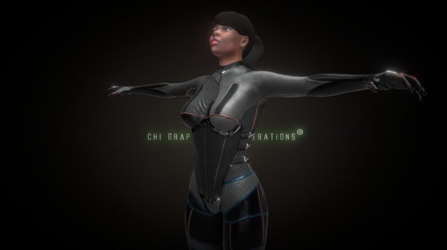 Agent Naomi 3D Model