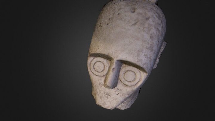 round eye statue 3D Model