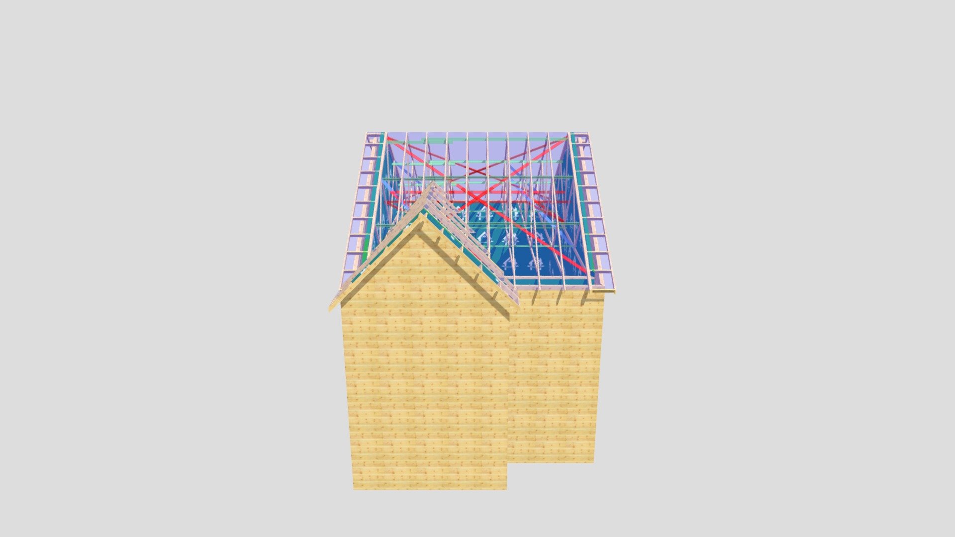 P13250L, Plots 14 & 15 Roof Layout