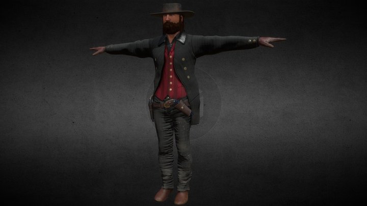 Cowboy 3D Model