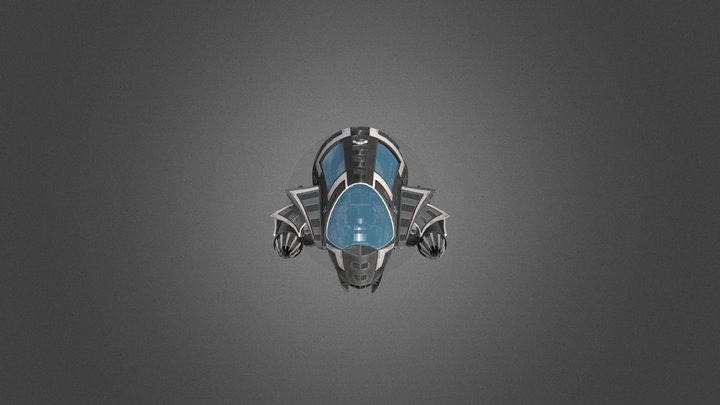 RWC Space Ship series "Kelebek" 3D Model