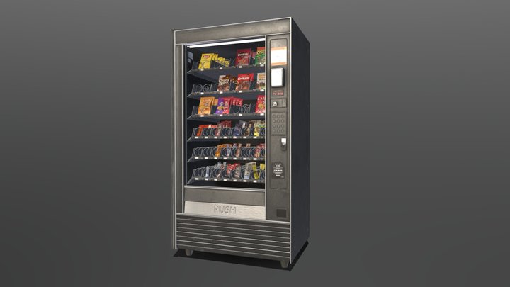 Realistic Vending Machine | 3D Model