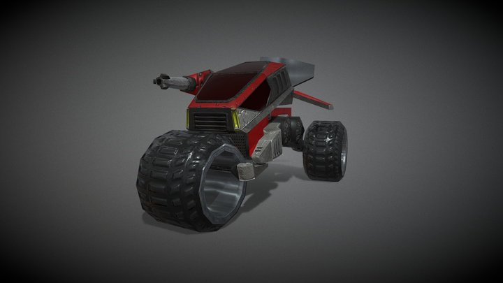 Triker - Light Scout Vehicle 3D Model