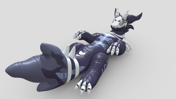 Veela the Ghost Dragon 3D Model