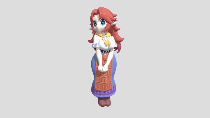Zelda - LonLon Malon 3D Model