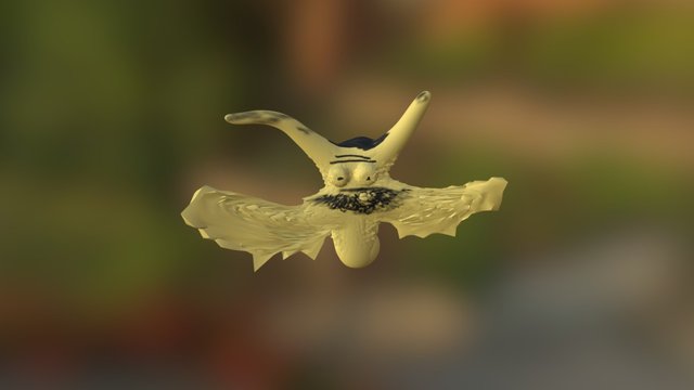 flying bat pirate! 3D Model
