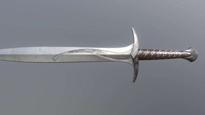 Sting Sword 3D Model