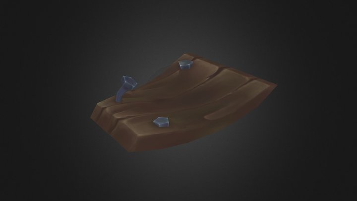 Wood Plank 3D Model