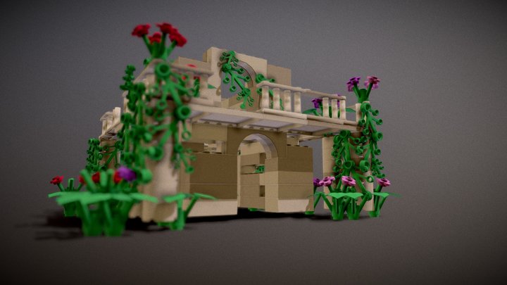 Lego Ruins Slimeto WIP 3D Model