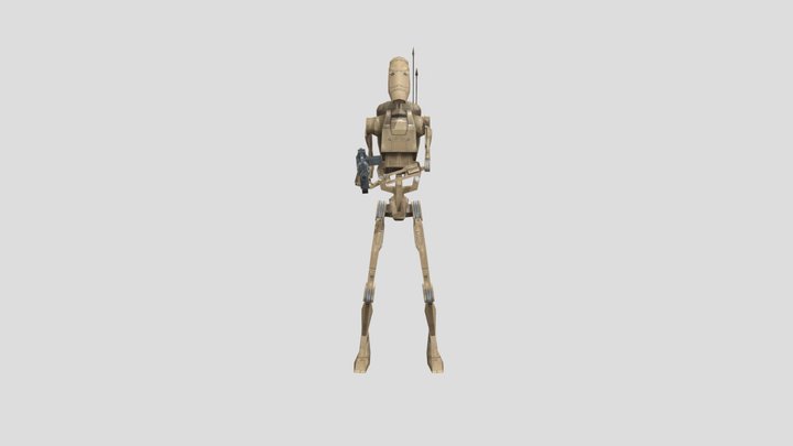 B1-battle-droid 3D Model