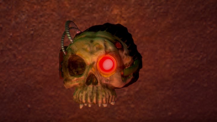Warhammer 40000. Servo-skull. 3D Model