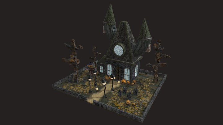 Casa Embrujada 3D Model