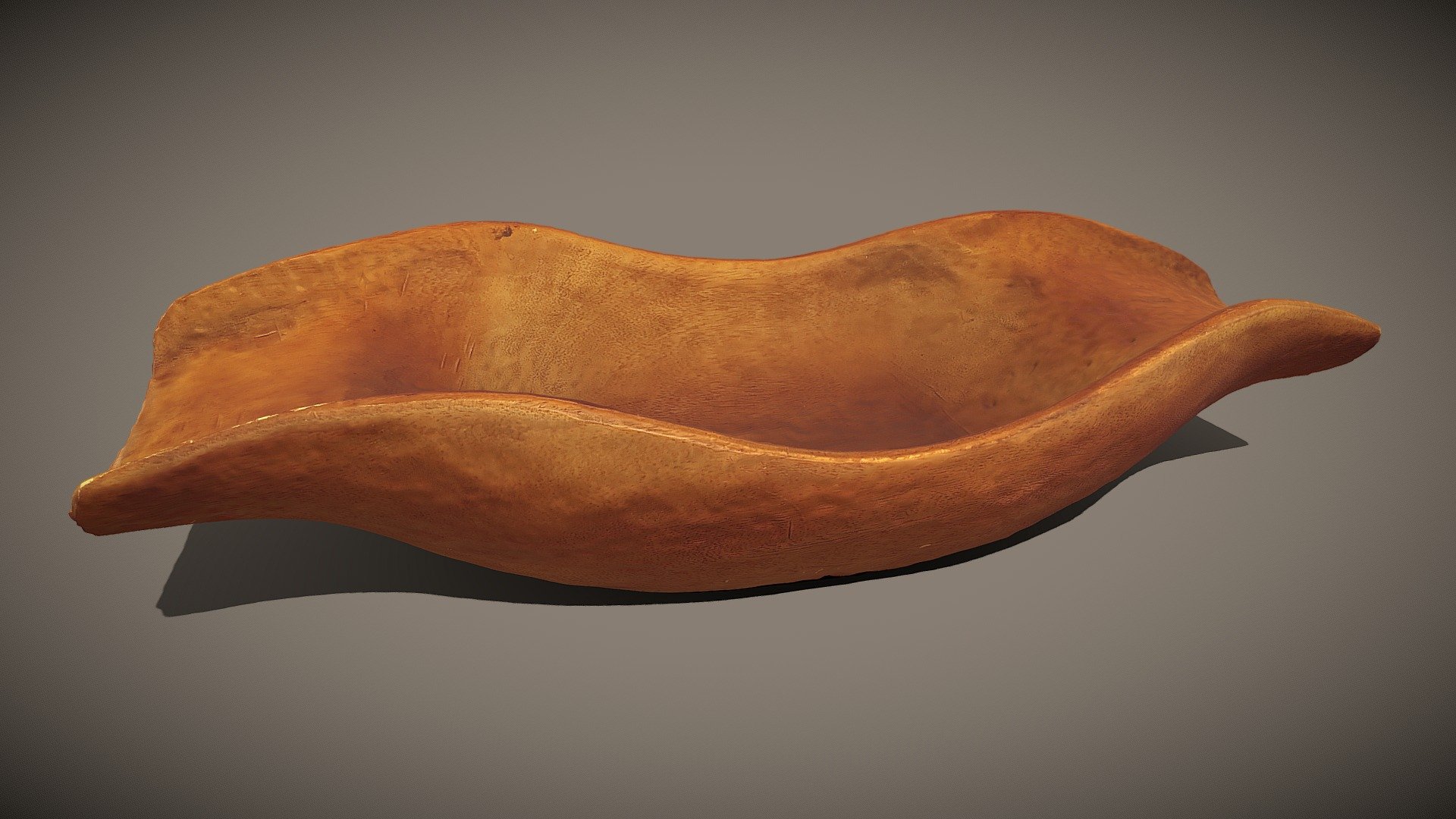 Decorative Wooden Bowl — Sketchfab embed 3D viewer