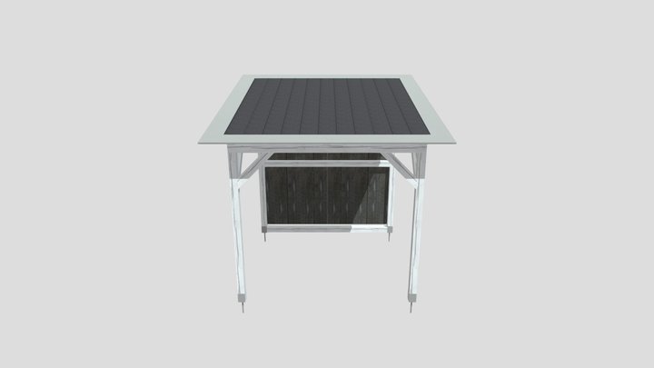 Gartenschuppen-2 3D Model