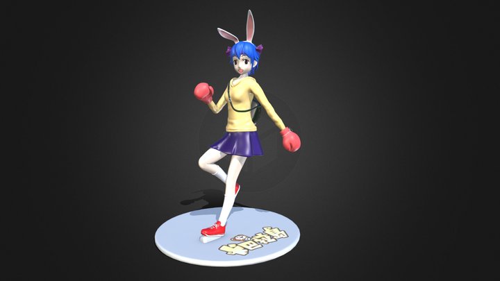 Trickster Online Bunny 3D Model