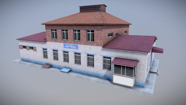Building of the Angasolka Station 3D Model