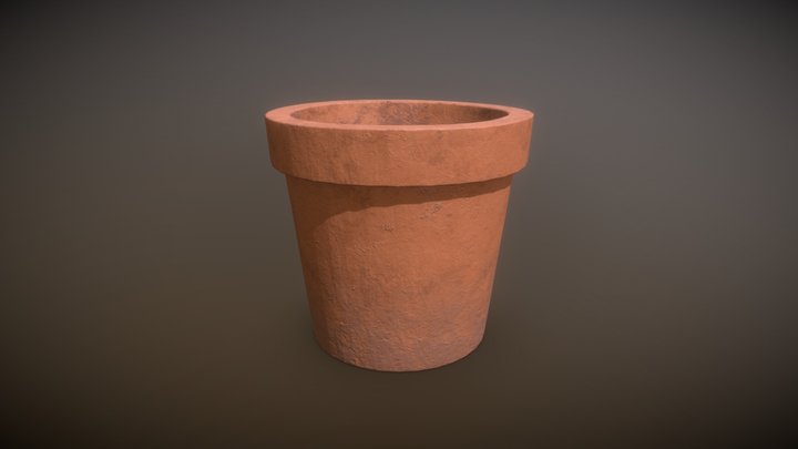 Clay pot 3D Model