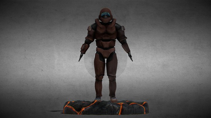 Halo character - Graded unit 2 3D Model