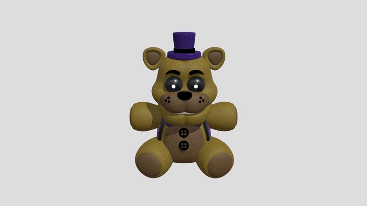 Plush Fredbear 3.6 3D Model