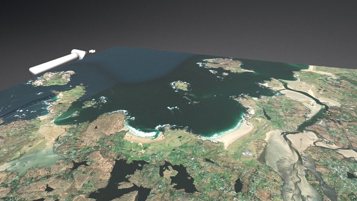 Inishfree Island & Inishfree Bay, Co. Donegal – Modelo 3D gratuito STL