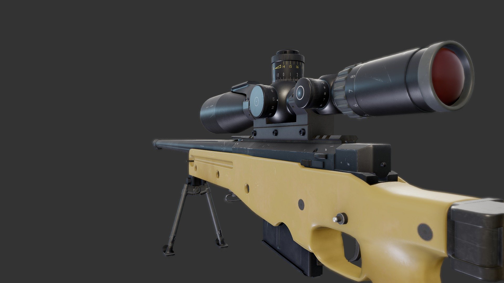 AWM - L115A3 - 3D model by Usman (@usmanafzalkhan99) [f335521] - Sketchfab