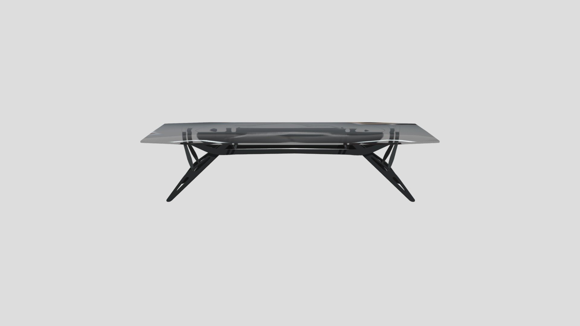 Black Glass Desk 3D model by Creative007 (erandaka007) [f335896