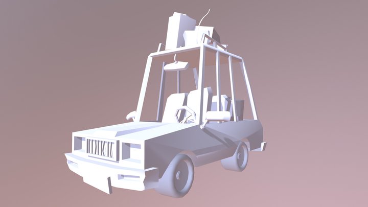 Car Family 3D Model