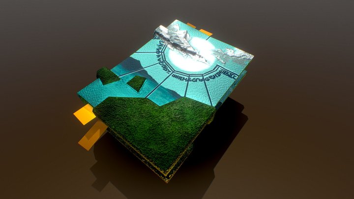Kremena Teneva - Spellbook 3D Model