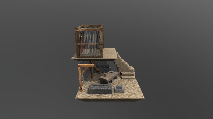Dungeon Diorama 3D Model