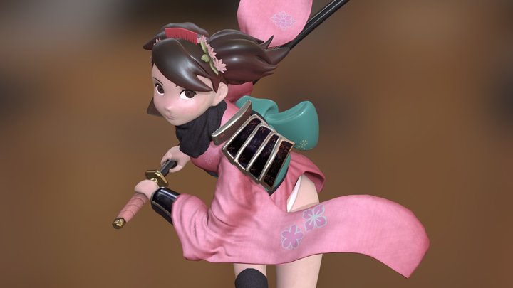 momohime 3D Model