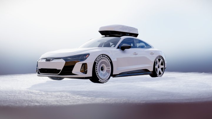Hoonigan RS E-tron GT snow 3D Model