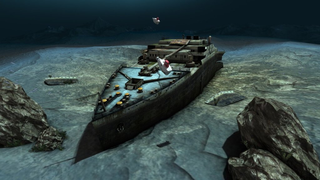 Advanced 3D model goes inside Titanic wreck