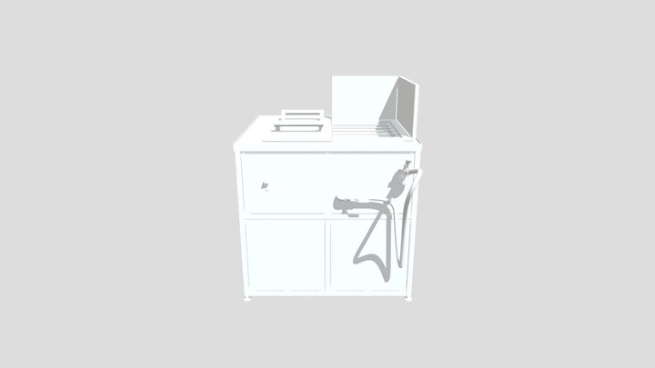 ultrasonic cleaning unit 3D Model