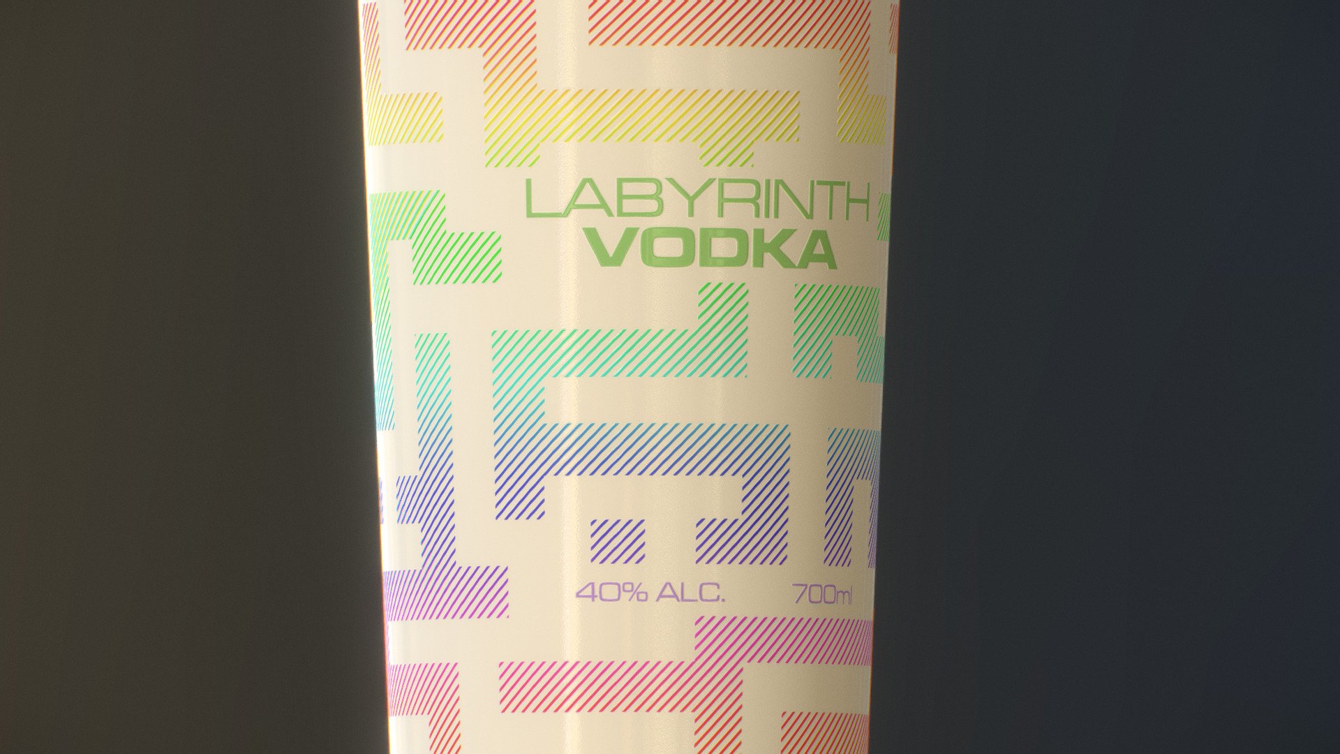 Labyrinth Vodka 3d Model By Dekorglass [f33b084] Sketchfab