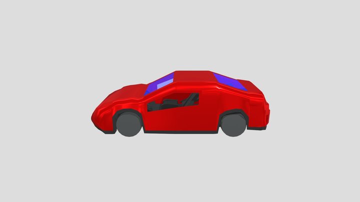 Simple car 3D Model