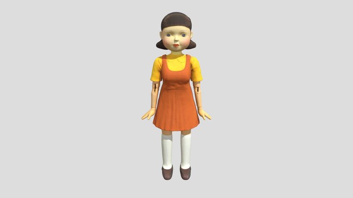 Sqiud_doll_0613044503_texture_fbx 3D Model