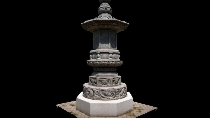 Greek soldiers in Korean war Monument, 2014 3D Model