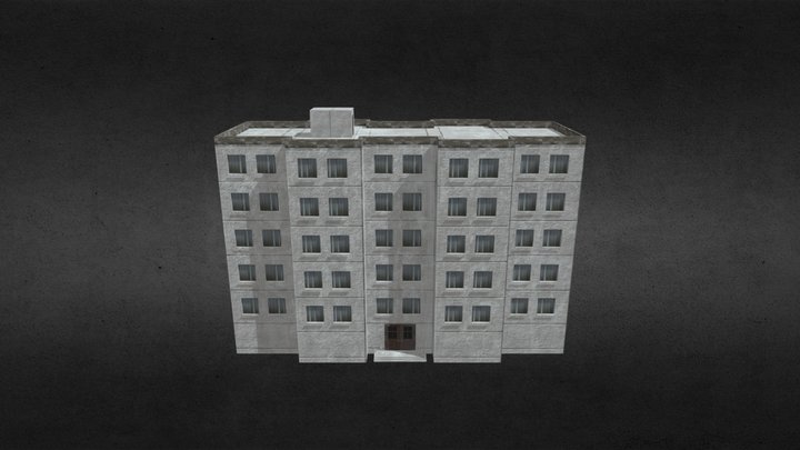 Soviet Block Apartment 3D Model