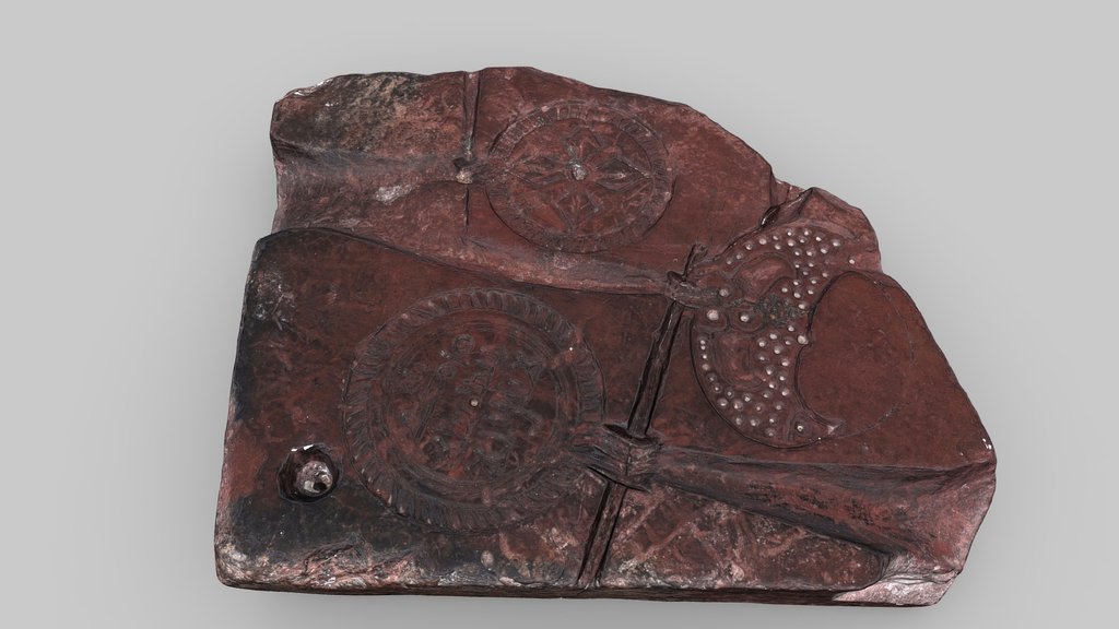 Slate mould for medallions