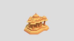 Floral Wedding Mandap - 3D model by vijay3ddesigner [35ac028] - Sketchfab