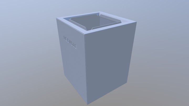 Standing Bin2 3D Model