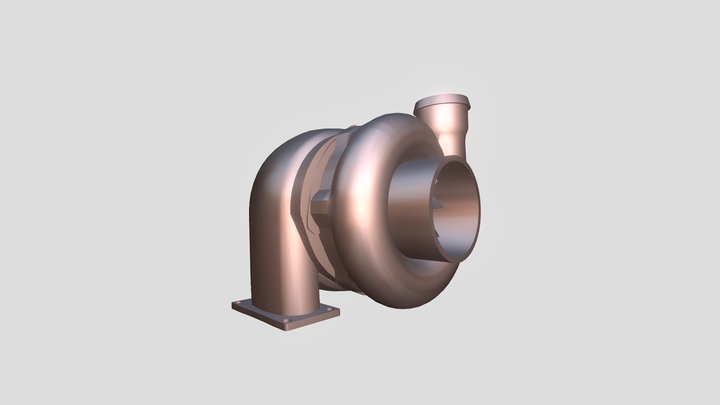 basic-turbo-charger 3D Model