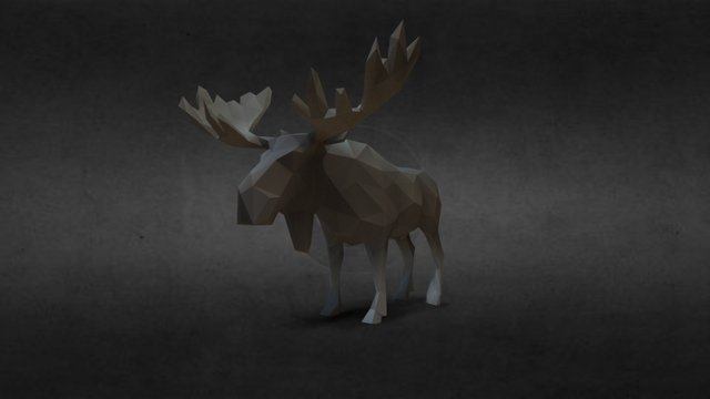 Toothless Moose 3D Model