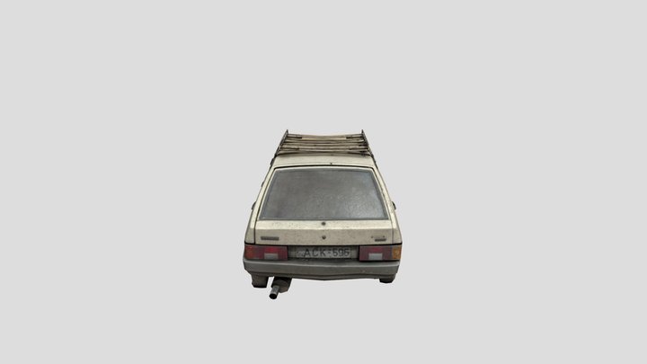 Dirty_lada_lowpoly_from_scan 3D Model
