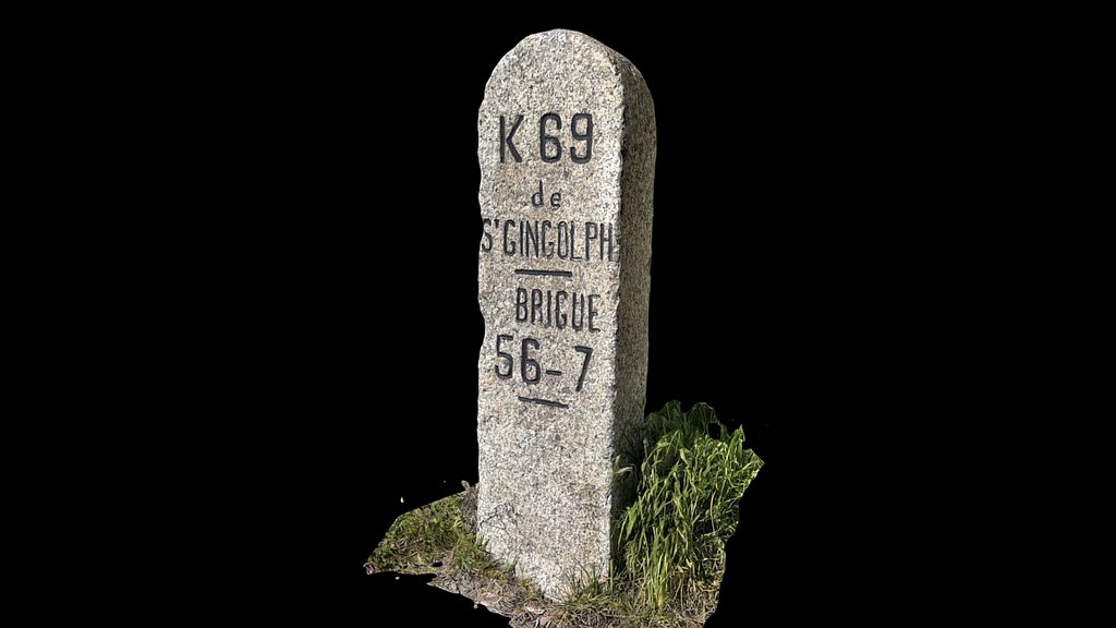 Route Saint-Gingolph - Brigue km 69