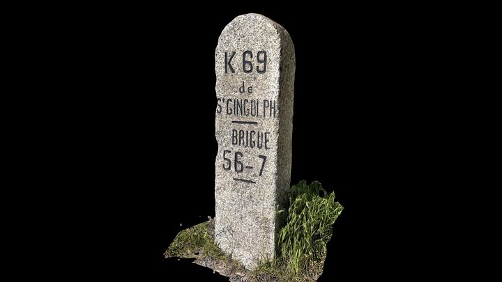 Route Saint-Gingolph - Brigue km 69 – Kostenloses 3D-Modell STL